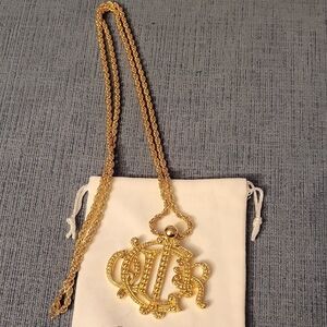 Dior Gold Chain Pendant